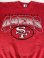 画像3: NFL SAN FRANCISCO 49ERS OFFICIAL VTG SWEAT SHIRT RED M (3)