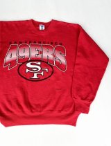 NFL SAN FRANCISCO 49ERS OFFICIAL VTG SWEAT SHIRT RED M