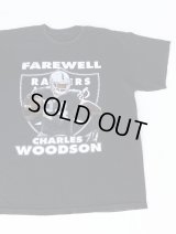 NFL RAIDERS FAREWELL CHARLES WOODSON T-SHIRT BLACK XL