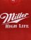 画像7: MILLER HIGH LIFE OFFICIAL VTG T-SHIRT RED XL