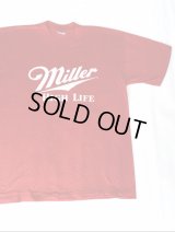 MILLER HIGH LIFE OFFICIAL VTG T-SHIRT RED XL