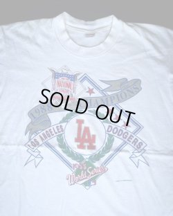 画像3: 1988 LOS ANGELES DODGERS WORLD SERIES CHAMPIONS VTG T-SHIRT  WHITE L