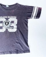 NFL OAKLAND RAIDERS 33 VTG T-SHIRT  CHARCOAL GREY L