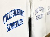 SIXHELMETS CYCLE EQUIPMENT T-SHIRT LA DODGERS BLUE×WHITE