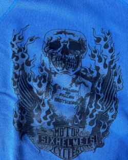 画像3: SIXHELMETS MC " IN MEMORY OF FALLEN BROTHERS" SWEATSHIRT LIGHR BLUE