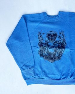 画像2: SIXHELMETS MC " IN MEMORY OF FALLEN BROTHERS" SWEATSHIRT LIGHR BLUE