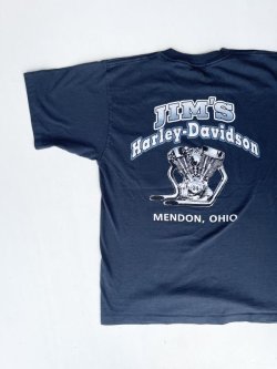 画像2: 2000 HARLEY DAVIDSON JIM’S VTG POCKET T-SHIRT NAVY 