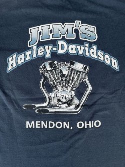 画像3: 2000 HARLEY DAVIDSON JIM’S VTG POCKET T-SHIRT NAVY 