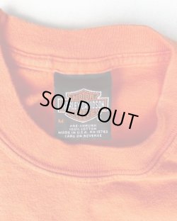 画像4: HARLEY DAVIDSON STURGIS SOUTH DAKOTA VTG T-SHIRT ORANGE M