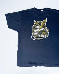 画像2: THE RIGHT TO KEEP AND BEAR ARMS VTG T-SHIRT BLACK XL