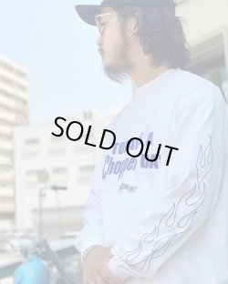 画像2: SIXHELMETS “TODAY IS A CHOPPERS DAY” L/S T-SHIRT WHITE