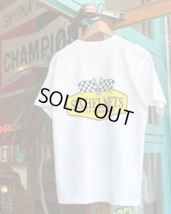画像3: SIXHELMETS CYCLE EQUIPMENT CHECKER FLAG T-SHIRT WHITE