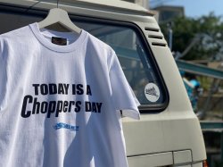 画像1: SIXHELMETS “TODAY IS A CHOPPERS DAY” T-SHIRT WHITE