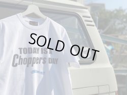 画像1: SIXHELMETS “TODAY IS A CHOPPERS DAY” T-SHIRT WHITE