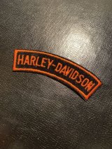 70-80s HARLEY DAVIDSON ARCH LOGO VTG PATCH 