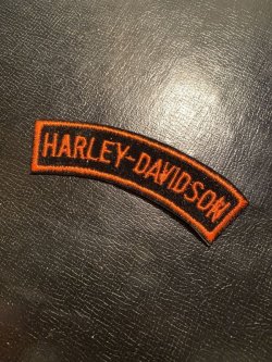 画像1: 70-80s HARLEY DAVIDSON ARCH LOGO VTG PATCH 