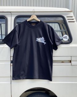 画像2: SIXHELMETS CHOPPERS T-SHIRT DRAWN BY HOODOOMAN BLACK