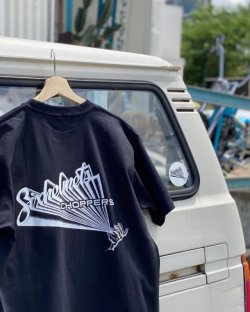画像3: SIXHELMETS CHOPPERS T-SHIRT DRAWN BY HOODOOMAN BLACK