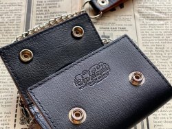画像2: SIXHELMETS“FOR BIKERS ONLY”SHORT WALLET WITH CHAIN