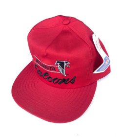 画像1: NFL ATLANTA FALCONS OFFICIAL VTG  CAP RED