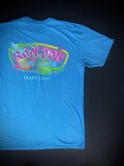 画像1: RONJON SURF SHOP VTG T-SHIRT SKYBLUE L