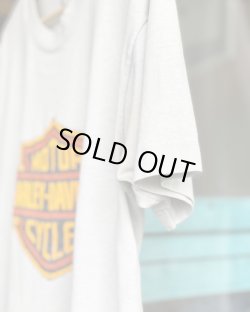 画像4: 80s HARLEY DAVIDSON OFFICIAL BAR&SHIELD LOGO VTG T-SHIRT LIGHT GRAY L