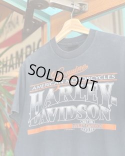 画像2: 1991 HARLEY DAVIDSON AMERICAN MOTORCYCLE VTG T-SHIRT BLACK M