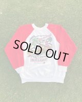 1987 BUD LIGHT OFFICIAL SPUDS MACKENGIE VTG SWEATER XL WHITE×RED