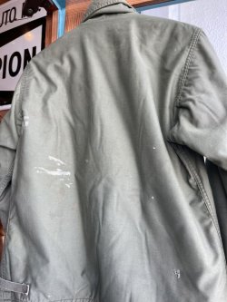 画像4: 80s USN A-2 DECK JACKET KHAKI GREEN  