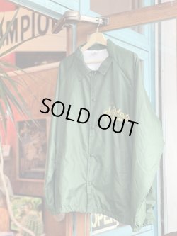 画像2: SIXHELMETS CHOPPERS LOGO DRAWN BY BOULEVARD FEVER ART VTG COACH JACKET GREEN XXL