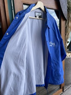 画像6: SIXHELMETS CHOPPERS LOGO DRAWN BY BOULEVARD FEVER ART VTG COACH JACKET BLUE XL