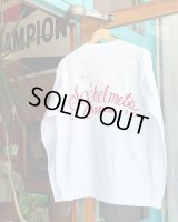 SIXHELMETS CHOPPERS L/S T-SHIRT DRAWN BY BOULEVARD FEVER ART WHITE
