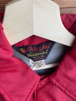 画像5: SIXHELMETS CHOPPERS LOGO DRAWN BY BOULEVARD FEVER ART VTG COACH JACKET RED L