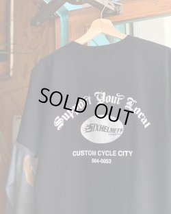 画像4: SIXHELMETS CHOPPERS “SUPPORT YOUR LOCAL” T-SHIRT BLACK