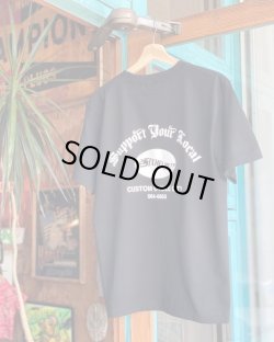 画像1: SIXHELMETS CHOPPERS “SUPPORT YOUR LOCAL” T-SHIRT BLACK
