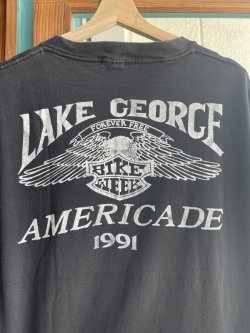 画像5: 1991 HARLEY DAVIDSON AMERICADE LAKE GEOGRE VTG T-SHIRT BLACK XL