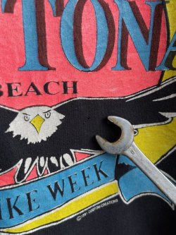 画像7: 1981 HARLEY DAVIDSON 50th DAYTONA BEACH BIKE WEEK VTG T-SHIRT BLACK 