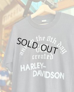 画像4: 70-80s HARLEY DAVIDSON“AND ON THE 8TH DAY GOD CREATED HARLEY-DAVIDSON”VTG T-SHIRT