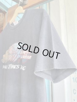 画像6: 80s HARLEY DAVIDSON THE LEGEND TAKES WING OFFICIAL VTG T-SHIRT BLACK L