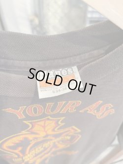 画像3: 80s HARLEY DAVIDSON OAK LEAF PUT YOUR ASS ON SOME CLASS VTG T-SHIRT BLACK S