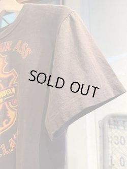 画像7: 80s HARLEY DAVIDSON OAK LEAF PUT YOUR ASS ON SOME CLASS VTG T-SHIRT BLACK S