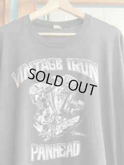 画像5: 80s VINTAGE IRON PANHEAD VTG T-SHIRT BLACK XXL