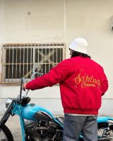 SIXHELMETS CHOPPERS DERBY JACKET DRAWN BY BOULE VARD FEVER ART RED