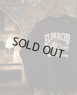 SIXHELMETS CABRONES×EL PANCHO MEXICAN HEAVY WEIGHT SWEATSHIRT BLACK DRAWN BY GRIMB