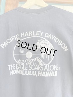 画像5: 1985 HARLEY DAVIDSON HONOLULU HAWAI OFFICIAL VTG T-SHIRT FADE BLACK M