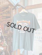 1987 HARLEY DAVIDSON V-TWIN SHOVELHEAD OFFICIAL VTG T-SHIRT GREEN 
