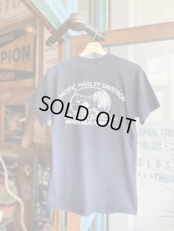 画像2: 1985 HARLEY DAVIDSON HONOLULU HAWAI OFFICIAL VTG T-SHIRT FADE BLACK M