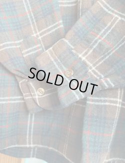 画像6: 70s PENDLETON VTG WOOL SHIRT BROWN×GREEN L