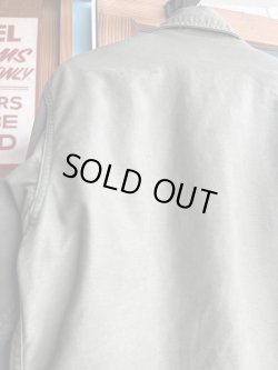 画像9: 80s USN A-2 DECK JACKET KHAKI GREEN  L (1)