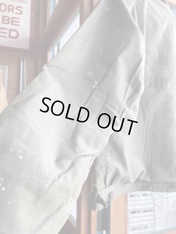 画像14: 80s USN A-2 DECK JACKET KHAKI GREEN L (8)